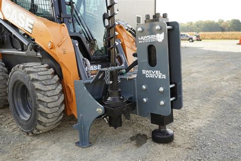 used skid steer post drivers|best skid steer post driver.